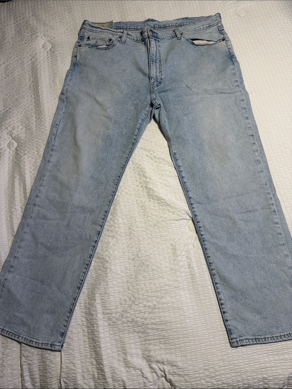 Men's Straight Light Blue Jeans - Classic Straight Fit